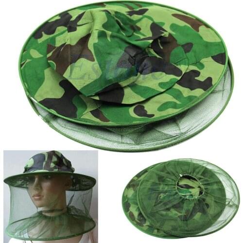 55KD Insect Bee Resistance Net Mesh Head Face Protector Fish Sun Hat