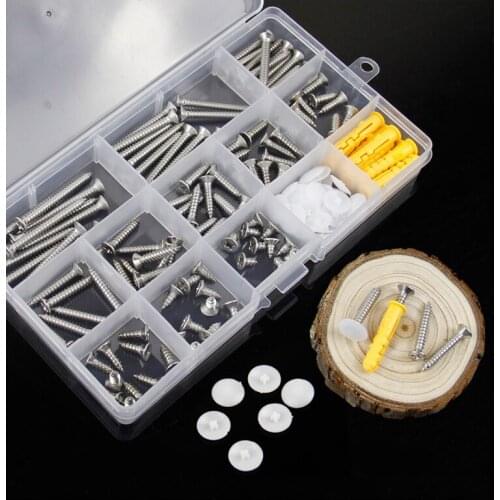 150pcs304 Stainless Steel flat head cross Countersunk head self tapping screw