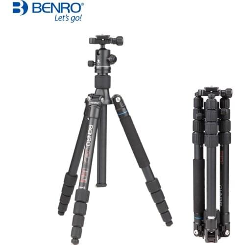 Benro A1692TB0 Tripod Kit Aluminum Reflexed Removerble Monopod Camera Stand Carrying Bag With B0 Ball Head Max Loading 8kg
