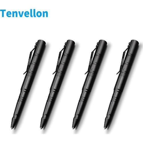 Tenvellon Defense Tactical Pen 4pcs Self Defense Tool Security protection personal defense tool Tungsten Steel Multifunction Pen