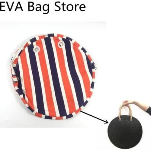 1 Piece Pattern Canavs Inner Lining For Obag Large Round Flower Tote 2021