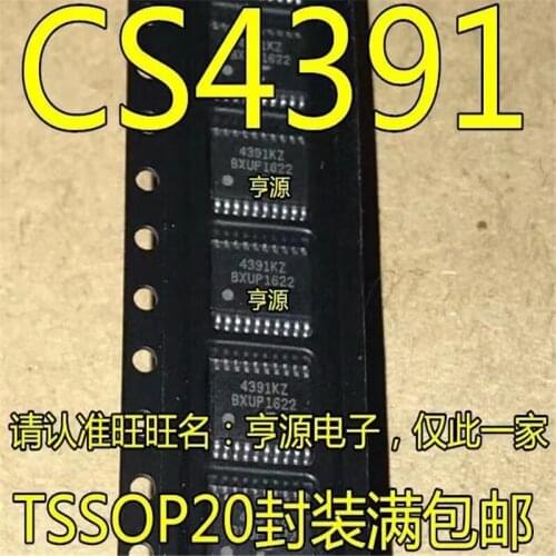5pcs/lot CS4391 CS4391KZ CS4391A-KZ TSSOP20 In Stock