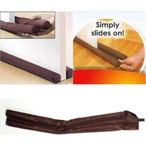 1Pcs New Hot 2020 Guard Stopper Twin Door Decor Protector Doorstop Draft Dodger Energy Saving Home