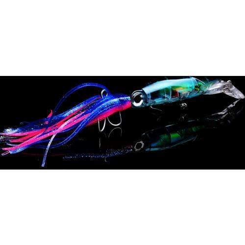 1PCS 14cm 40g Fishing lures Fishing Tackle Minnow Crankbait 6 Colors Available Squid Lures Fishing Bait Pesca 2-4m