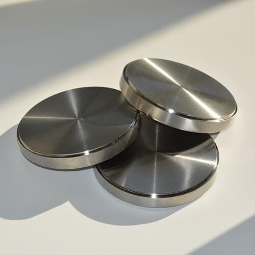 1 Piece OD98x10,12,14,16,18,20,22,25mm Grade 2/Grade 5 Dental Lab Material Dental Titanium Disc With Step Metal Dental Disc