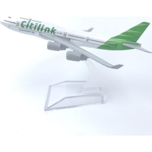 16cm Indonesia Airlines Citili Alloy Aircraft Model Aviation Gift Diecast Aircraft Toys Airplane Airliner Kid Gifts Collectible