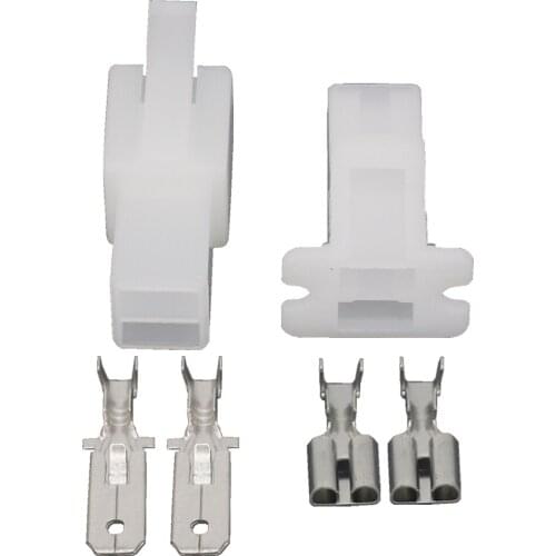 2 Pin Jacket Automotive Connector Automotive Connector With Terminal DJ70224-6.3-11/21 2P