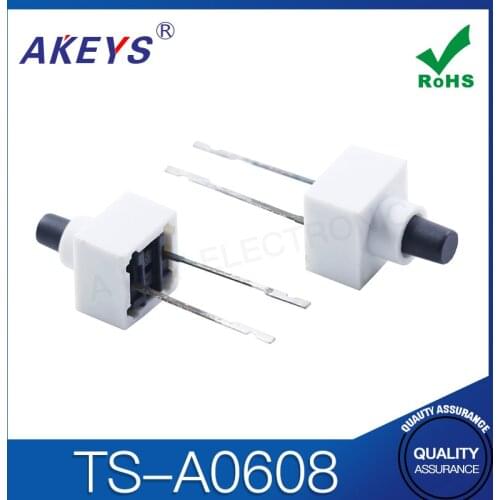 20PCS TS-A0608 Touch switch with hat A43 holder more stable housing with black and white 6X6/6*6
