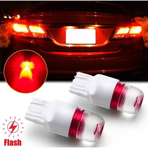 Accessory Brake Tail Light Flashing For Honda Civic Accord 2pcs LED Red