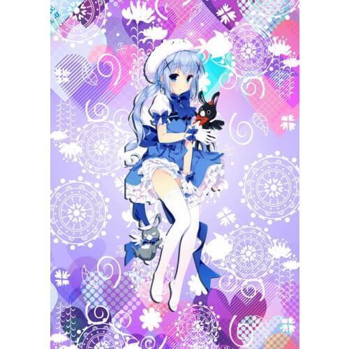 Anime 3D Bedding Bed Sheet Bedsheet Quilt 150*200cm Animation Blanket Gochuumon wa Usagi Desuka