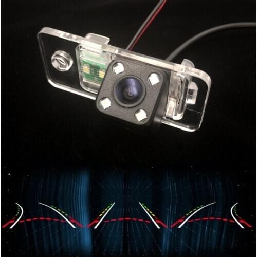 Car Intelligent Parking Tracks Camera for Audi A2 Q7 RS6 A6 S6 A4 S4 RS 4 2004-2013 HD CCD Back up Reverse Rear View Camera