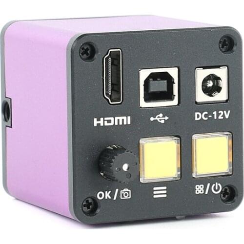 HDMI USB Industrial Electronic Digital C Mount Video Microscope Camera TF Card Video Recorder For Phone PCB Repair Soldering