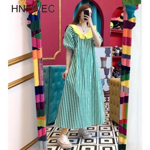 Летние платья в полоску HNFWEC China At AliExpress
