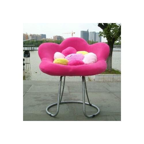 Creative Computer Sofa Chair, Leisure Fashion Flower Plum Blossom Chair, Reception Chair, Creative Coffee Chair, Cloth Art Flowe