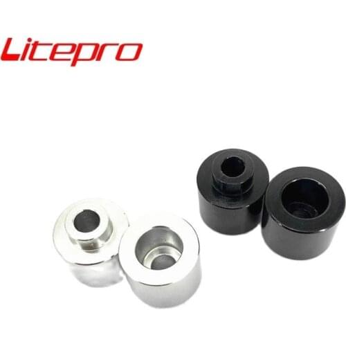 Litepro Folding Bike Hub Adapter 74mm Change 100mm Hub Extension Adapter Aluminum Alloy Silver Black
