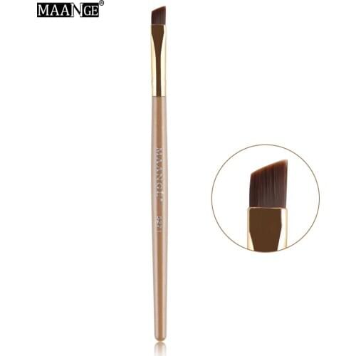 MAANGE1Pcs/set Professional Brush Eyeliner Eyebrow Brush Angled Wood Eye Liner Makeup Brush Tool Cream Make Up Eyeliner Brushes