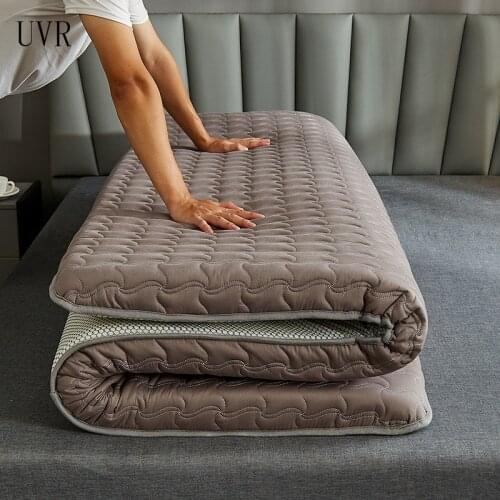 UVR Tatami Mattress Cotton Antibacterial Bed Mat Super Soft Employee Dormitory Mattress Family Floor Mat King Queen Full Size