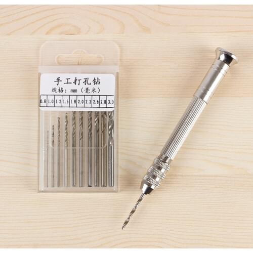 1 Set Jewelry Tools Mini Drill With 0.8-3.0mm Drill Screw Handheld For Epoxy Resin Jewelry Making DIY Wood Craft Handmade Tools