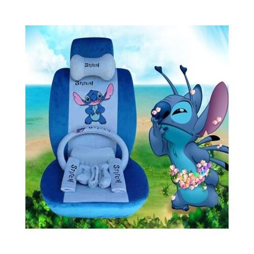 Disney Stitch 2Style Fashion Anime Stuffed Plush Car Pillows Cartoon Throw Pillow Cushion Unisex Birthday Gifts New