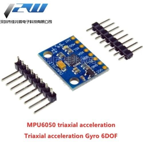 MPU-6050 module three-axis acceleration gyro 6DOF module GY-521 development board