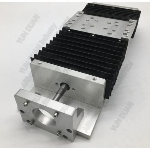 200MM SBR Guide Linear Movement Module Platform & Dust Cover Heavy Load Ball Screw Electric Sliding Table Slide for CNC Router