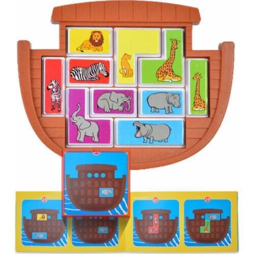 Noahs Ark Animals Great Save Children Shape Thinking Puzzle Kids Fun Toys Childrens Reasoning Game Educational Toys