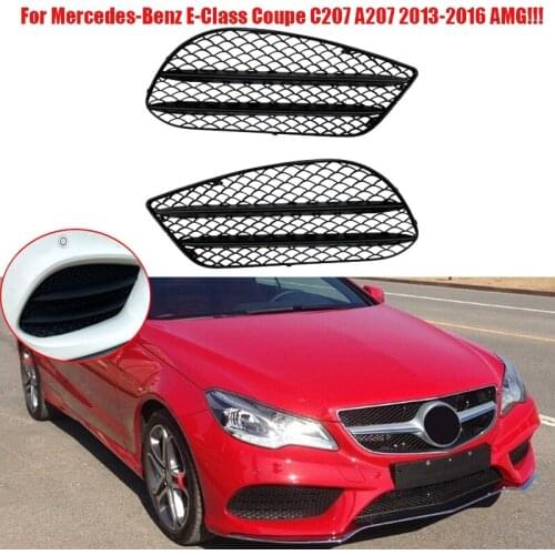 For Mercedes-Benz E-Class Coupe C207 A207 2013-2016 Car Front Bumper AMG Grille Modification Accessories