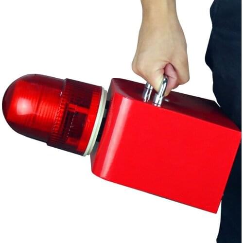 120dB Portable Rechargeable Mobile Detection Sound And Light Alarm, Anti-Theft And Fire Alarm