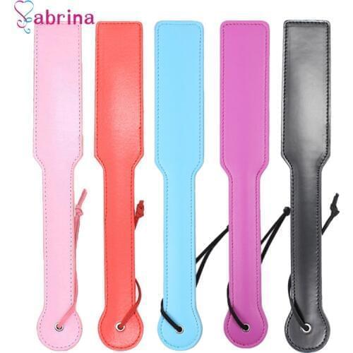 Slave Bitch Slut SM Flog Spank Paddle Beat Submissive Slave BDSM Pink Kinky Fetish Whip Sluts Paddles Adult Sex Toys for Couple