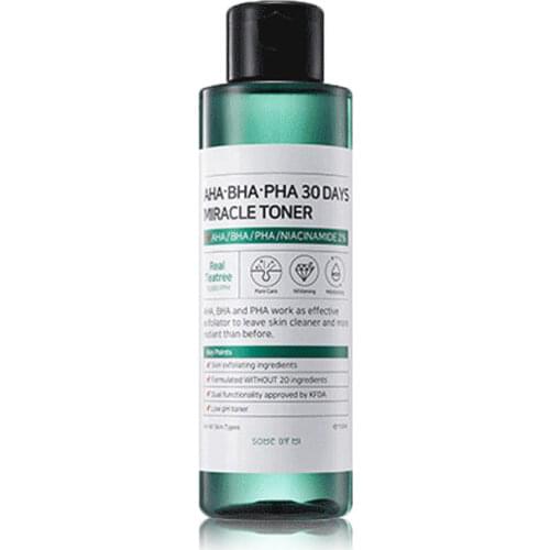 AHA BHA PHA 30 Days Miracle Toner 150ml SomeByMi Facial Toner Serum Blackheads Remove Acne Treatment Skin Exfoliating