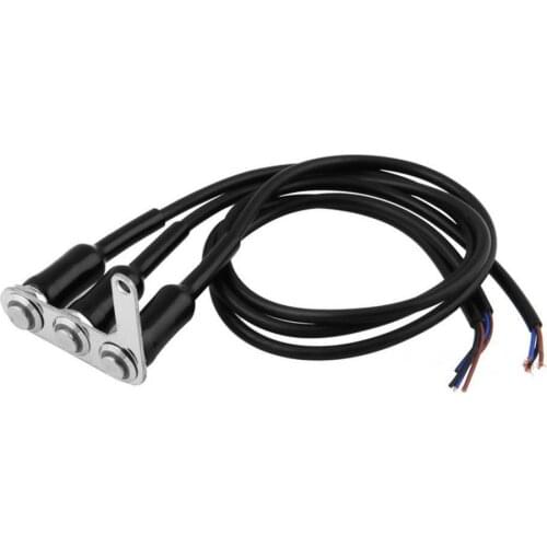 Anti-rust Novel Waterproof 3 Buttons Handlebar Switch Stainless Steel Handlebar Switch Portable for Power Supply Device