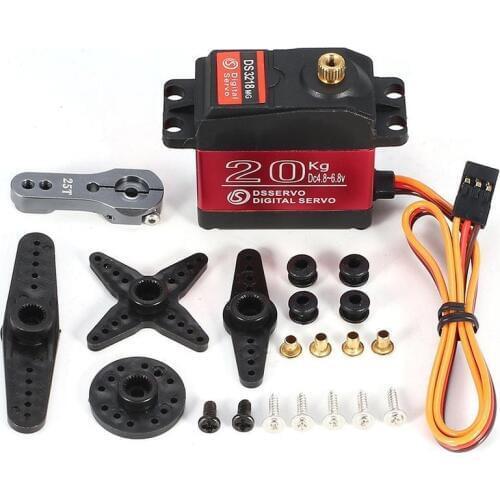 Waterproof DS3218MG 60g Digital Servo Metal Gear 20KG Torque for RC Car Robot Baja Buggy Truck Boat Airplane Helicopter