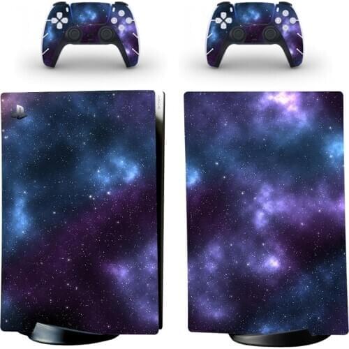 Stars Style PS5 Standard Disc Edition Skin Sticker Decal Cover for PlayStation 5 Console & Controller PS5 Skin Sticker