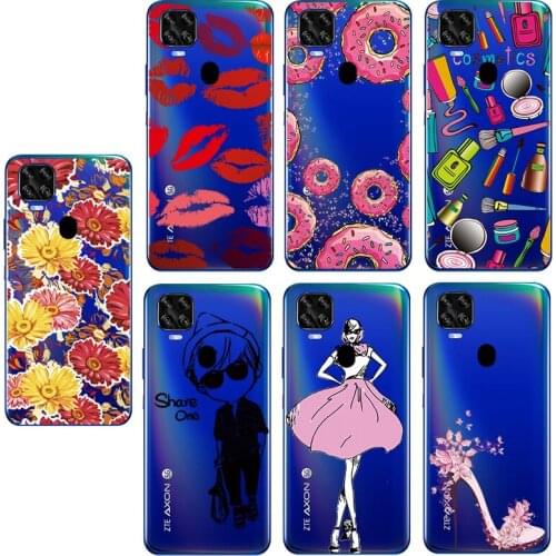 For ZTE Blade V2020 6.53" Case Fashion Silicone Soft TPU Cute Back Cases fo ZTE Blade V 2020 Phone Cover Shells Coque