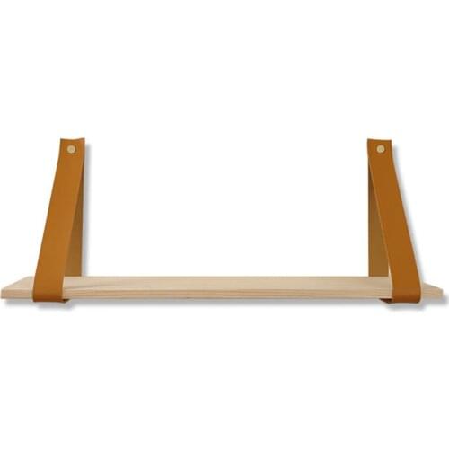 CRY Wall Hanging Wood Floating Storage Shelves Swing Organizer Display Rack Home Boho Decor Plant Hanger