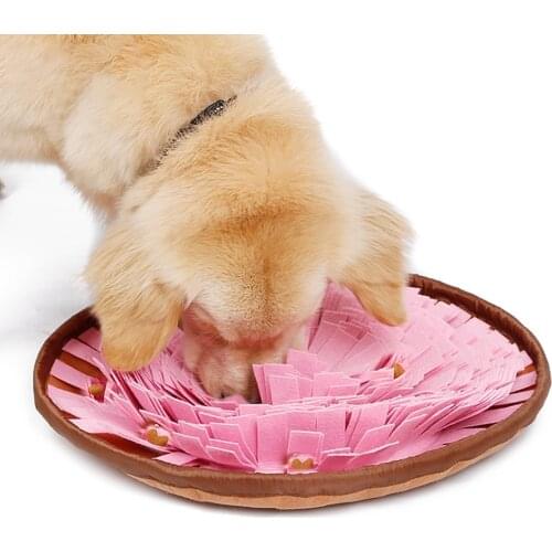 Pet Dog Smell Training Snuffle Mat Nose Smell Training Sniffing Pad Food Dispenser Carpet Slow Feeding Bowl Drop Shipping