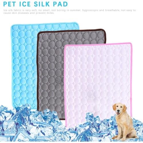Dog Mat Summer Cooling For Dogs Cat Blanket Sofa Breathable Pets Bed Washable Portable Tour Sleeping For Dogs Ice Mats