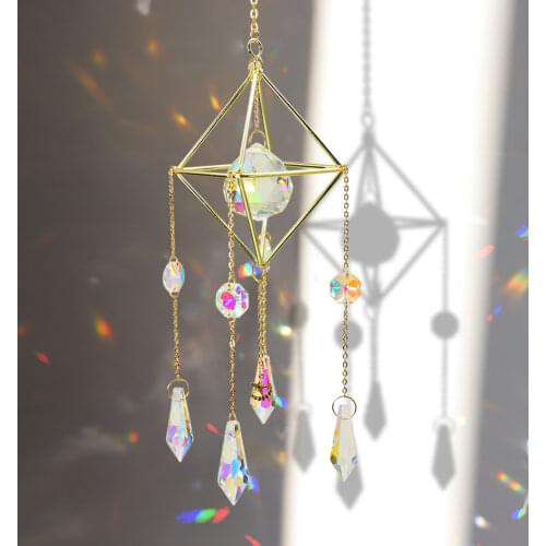 Angel Aura Quartz, Crystal ,Prism ,Celestial, Window Hanging,Home Decor,Crystal Window Decor, Celestial Gift