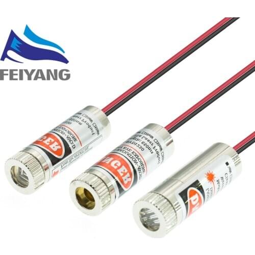 650nm 5mW Red Point / Line / Cross Laser Module Head Glass Lens Focusable Focus Adjustable Laser Diode Head Industrial Class