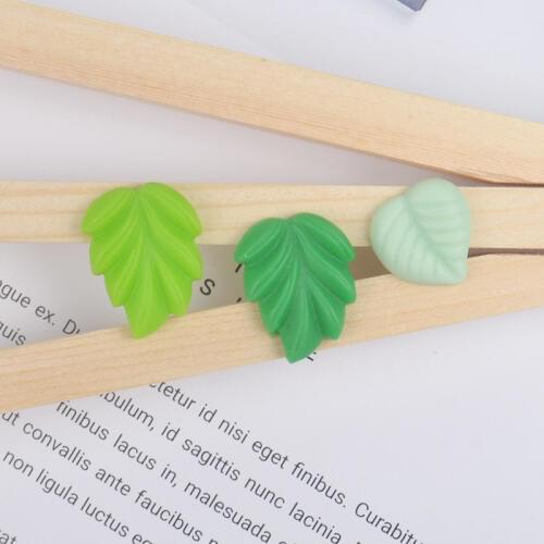 10pcs Slime Accessories Toys DIY Resin Leaves Leaf Slime Supplies Filler Decoration for Fluffy Clear Crystal Slime