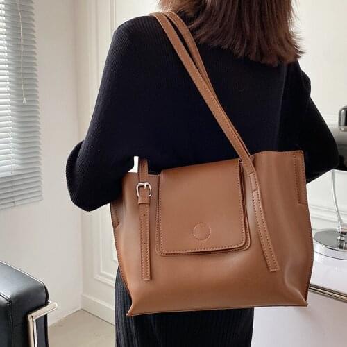 Fashion Women Pu Leather Handbags Casual Large Capacity Female Shoulder Messenger Bags High Quality Ladies Travel Tote Bag New