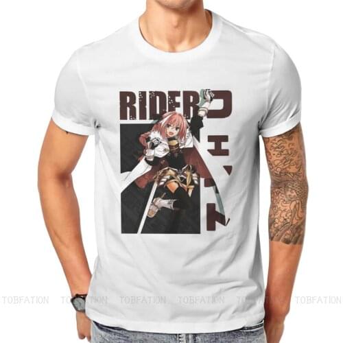 Fate Stay Night Feito Sutei Naito Game Crewneck TShirts Rider Astolfo Personalize Mens T Shirt New Trend Clothing 6XL
