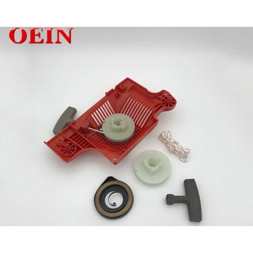 Starter Recoil Assembly Pulley Spring Handle Rope Service Kit For HUSQVARNA 55 RANCHER, 50, 51, 55 Chainsaw Replace Parts