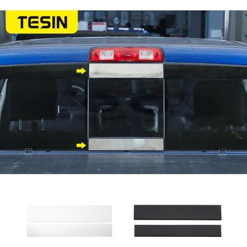 TESIN 2PCS Car Stickers for Dodge Ram 1500 Car Rear Window Panel Decoration Cover for Dodge RAM 1500 2010-2020 Car Accessories