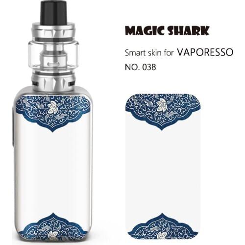 Magic Shark Leaf LOL Cat China Skull Ultra Thin PVC Case Sticker for Vaporesso Luxe Skin Film for Vaporesso Luxe S
