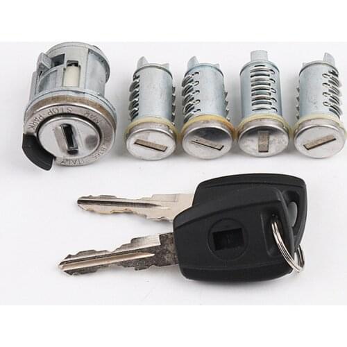 XIEAILI OEM Full Set Lock Cylinder Ignition Lock Set For Fiat Palio/Siena/Perla GT15R Blade Lock Cylinder K456