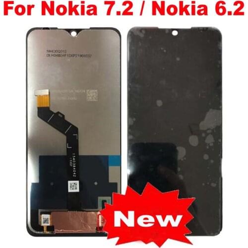 Original New Best Working LCD Display For Nokia 7.2 TA-1196 Touch Panel Screen Digitizer Assembly Sensor For Nokia 6.2 Mobile