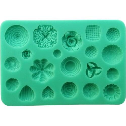 3D Silicone Patterns Shape Sugarcraft Cookie Cupcake Chocolate Baking Mold Fondant Cake Decorating Tools