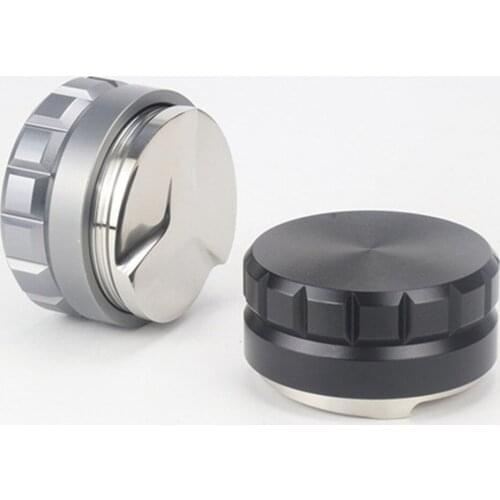 Aluminum stainless steel Coffee Tamper Fits for 58mm Portafilter Three / Four Angled Slope Base Coffee Distributor Leveler Tool