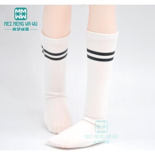 White lever sock fits 1/3 1/4 1/6 BJD DD SD MYOU YOSD GEM,XAGADOLL doll Accessories Party doll dress up